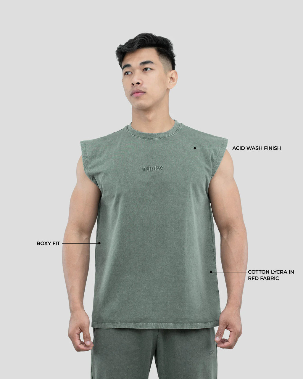 Acid Wash Boxy Tank