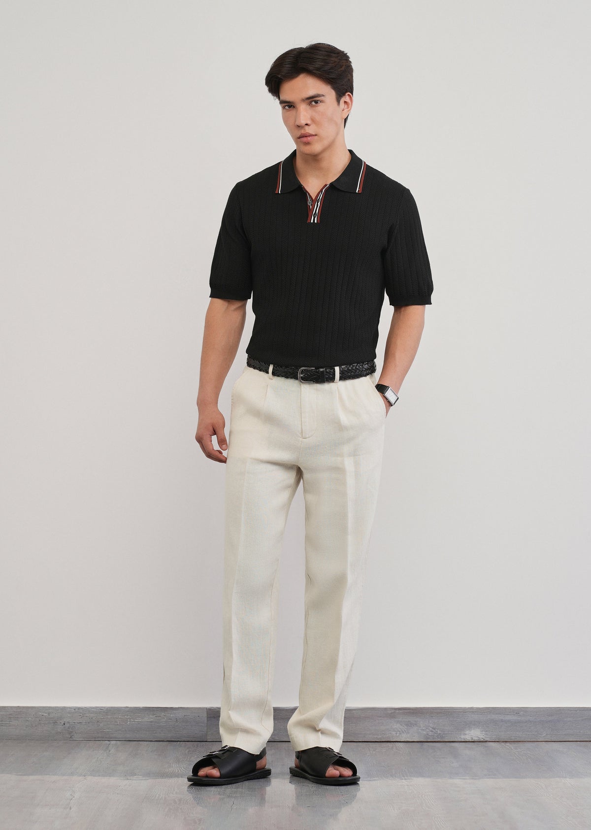 100% Pure Linen Ivory Pant