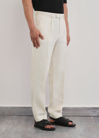 100% Pure Linen Ivory Pant
