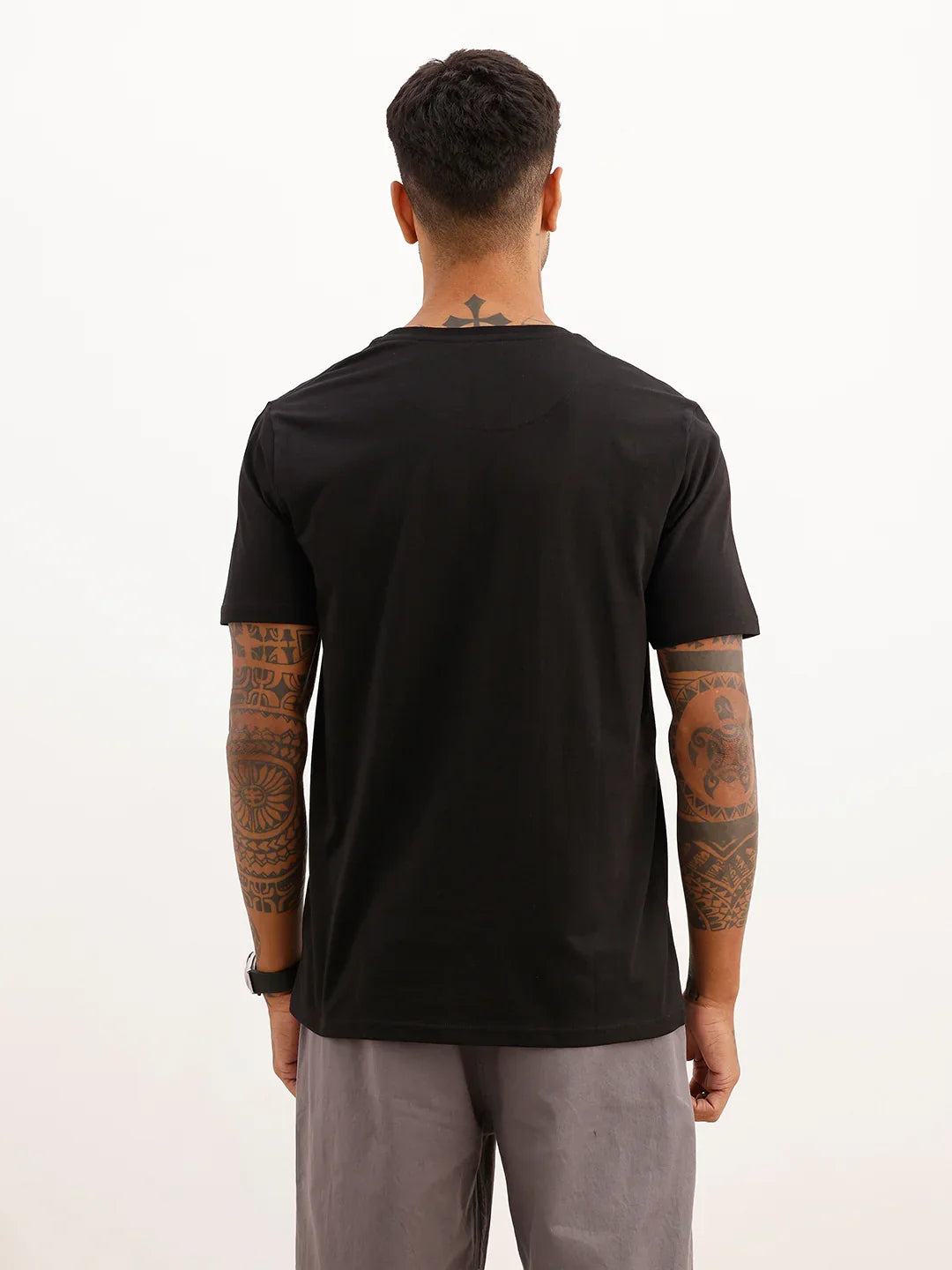 Solid Slim T-Shirt | Black