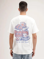 Oversized Back Printed T-Shirt | Off White