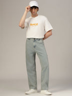 Light Blue Baggy Fit Carpenter Jeans