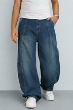 Blue Fracture Japan Baggy Jeans
