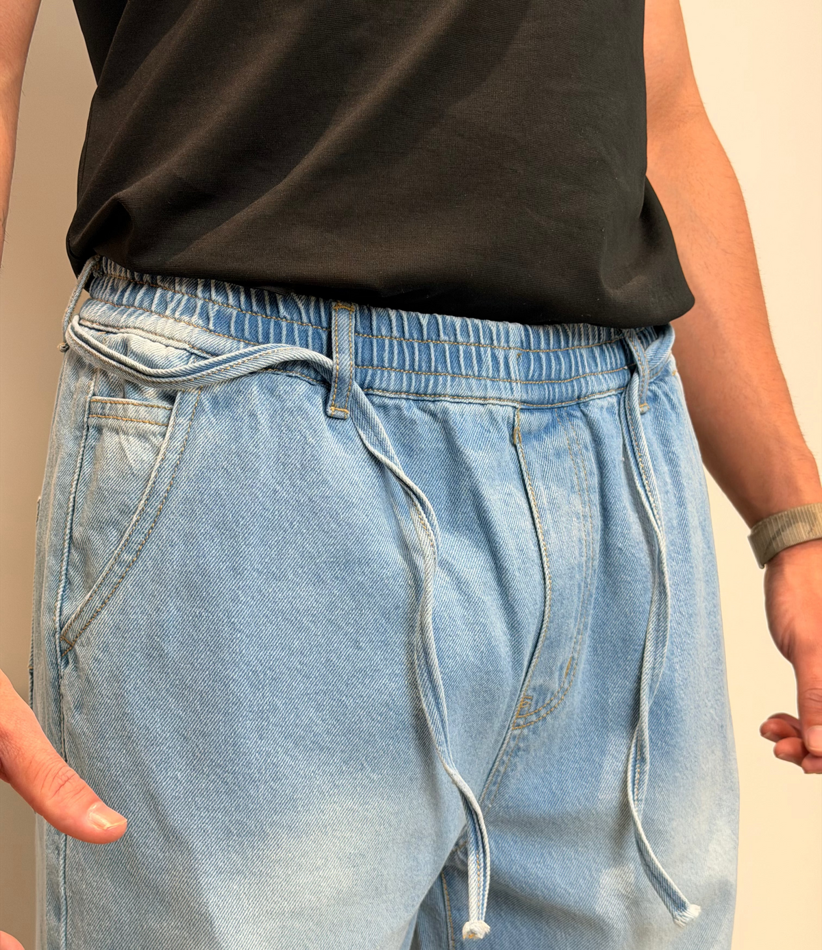 Blue Sprint Baggy Joggers
