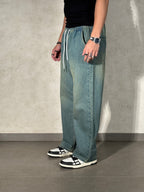 Flex Baggy Denim Joggers