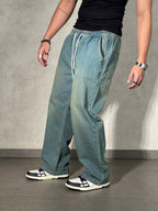 Flex Baggy Denim Joggers