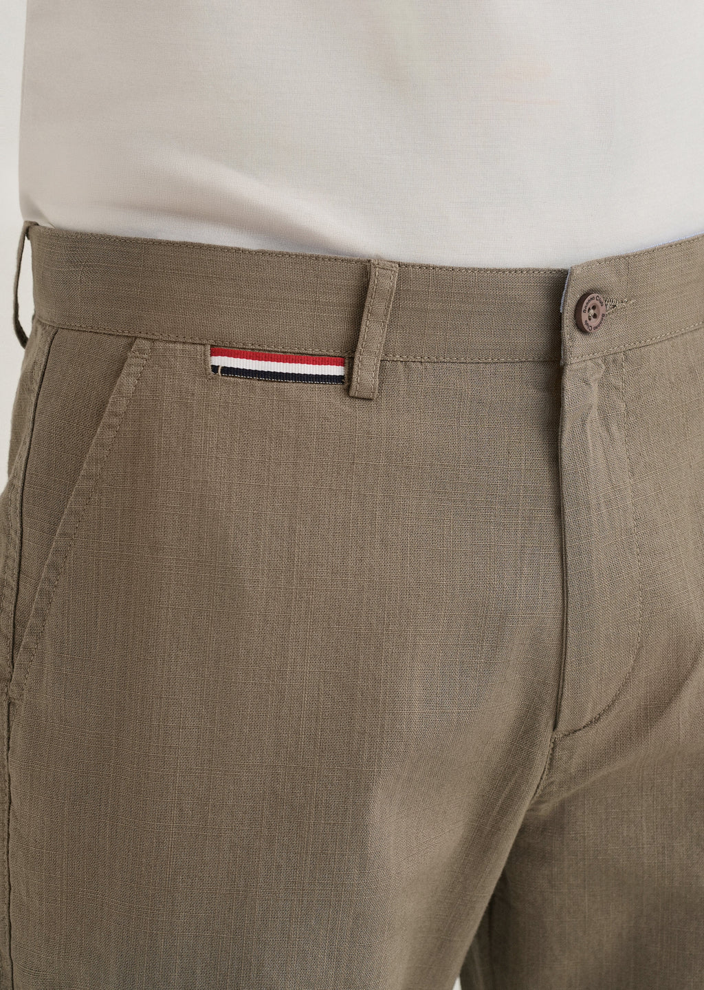 Olive Linen Trouser