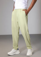 Pastel Green Comfort Fit Linen Pant