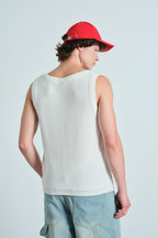 White Knit Tank